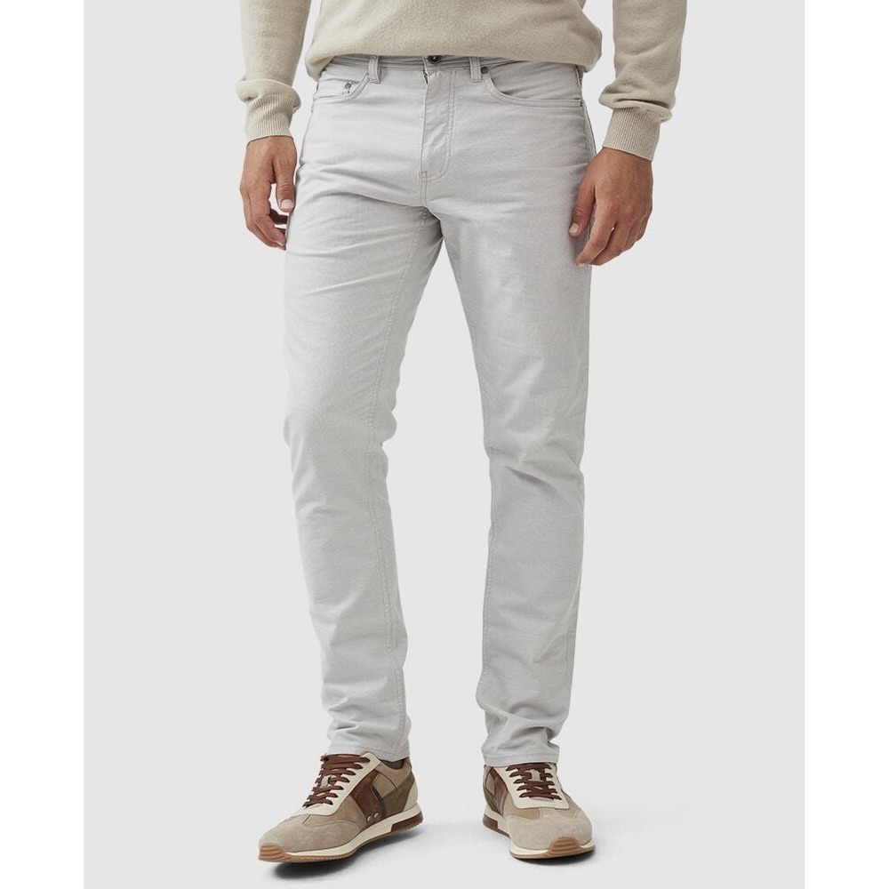 Rodd and Gunn Straight Fit Jean Mens 32x32 Oatmeal Cotton Stretch Casual